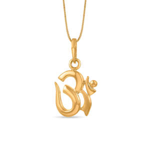 จี้ทองคำทางศาสนาโอมมาฮีมา-สร้อยคอจี้ทองคำคุณภาพดี - Product Image 3