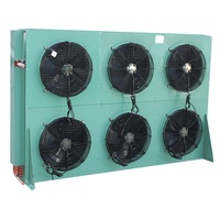 Condenseur refroidi par air de ventilateurs du rendement élevé deux pour l'unité de condensation industrielle de chambre froide
