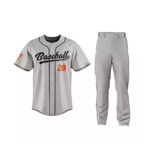 2025 fabricant personnalisé nom du joueur uniforme de Baseball avec propre Logo bas prix boutonné ensemble de Softball vêtements de Baseball de haute qualité - Product Image 2