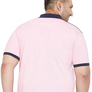 Conception de logo personnalisé OEM hommes grande taille à manches courtes pour polos respirant été Streetwear disponible en contraste - Product Image 4