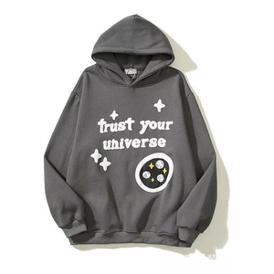Sweat à capuche personnalisé pour homme, en polaire polyester/coton 420 g/m², respirant, anti-boulochage, de haute qualité, épais - Product Image 5
