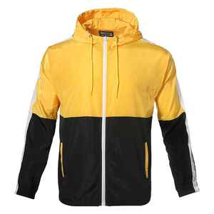 <b>Men's</b> Casual Softshell High Quality Waterproof Hooded Windbreaker Breathable Custom Polyester Fabric Wholesale - Product Image 4