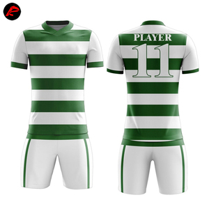 Conjunto de camiseta de fútbol transpirable de alta calidad Diseño de sublimación Uniformes baratos y elegantes - Product Image 6