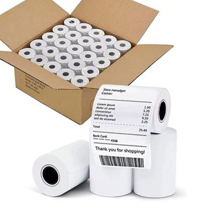 Reciclable barato 3 1/8X230 papel térmico rollos de papel recibos de caja registradora rollos térmicos 80x80 rollo de papel térmico sin Bpa - Product Image 5