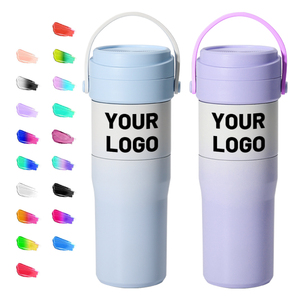 316 נירוסטה ספל קסם 450 מ "ל + 650 מ" ל קיר כפול ואקום קפה בקבוק דליפה - Product Image 5