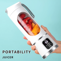 Draagbare oplaadbare elektrische mini-blendermixer, draadloze handmixer voor fruit en groenten