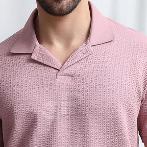 Camisa Moderna con Cuello Johnny para Atuendos Casuales Elegantes, Tela Suave, Corte Relajado y Estilo Versátil - Product Image 5