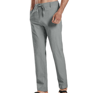 Meilleure vente en gros de pantalons décontractés élégants pantalons amples pour hommes pantalons à séchage rapide pour hommes polyester/élasthanne - Product Image 1