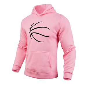 2025 nouvelle tendance hommes mode urbaine à capuche haute qualité 100% coton pull à manches longues pour sport décontracté basket-ball - Product Image 4