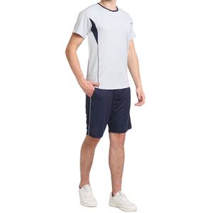 Oferta, Nuevo Conjunto de Verano para Hombre, Camiseta de Manga Corta y Pantalones Cortos, Poliéster/Algodón, Talla Grande, Transpirable y Ecológico - Product Image 6