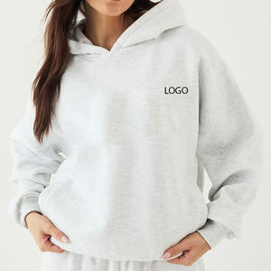 Prix bas et haute qualité pour les acheteurs en gros / Sweat à capuche pour femmes en matière durable avec épaules tombantes, design pour vêtements d'extérieur - Product Image 1