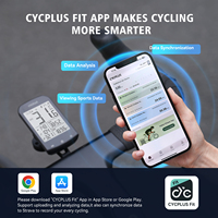 Speedometer Sepeda CYCPLUS Auto Backlight IP67 Tahan Air Layar LCD 2.9 Nirkabel GPS Komputer Sepeda
