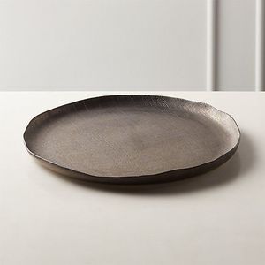 Gold-Finished Stainless Steel Serving <b>Tray</b> with Customized Design Designer Handle Tableware <b>Tray</b> for Home Dining Food Serving - Product Image 3