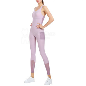 Service OEM/ODM, combinaisons sans manches sur mesure pour femmes, design personnalisé, en polyester extensible, coupe ajustée, tenues en forme de U. - Product Image 1