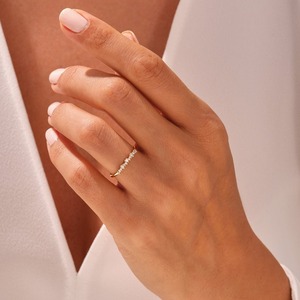 925แหวนพลอยบุษราคัมสีขาวเงินสเตอร์ลิงเครื่องประดับทำด้วยมือเงินสไตล์ Boho สำหรับผู้หญิงของขวัญแต่งงานสำหรับภรรยา - Product Image 6