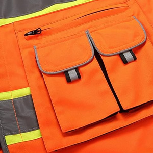 Ropa DE SEGURIDAD Chaleco de alta visibilidad con logotipo personalizado Chaqueta de alta visibilidad Chaleco DE SEGURIDAD reflectante para gran oferta - Product Image 5