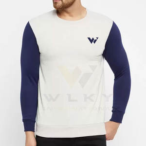 2024 OEM Wholesale Men Thermal <b>Sweatshirt</b> Pure Cotton <b>Fleece</b> <b>Sweatshirt</b> Comfortable for Men - Product Image 1