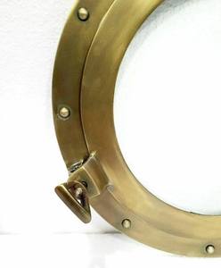 กระจกหน้าต่างทรงกลมสำหรับเรือทะเลของตกแต่งช่องหน้าต่างหน้าต่างหน้าต่างแบบโบราณการเดินเรือประดับช่องหน้าต่างหน้าต่างหน้าต่างอลูมิเนียมโบราณ - Product Image 5