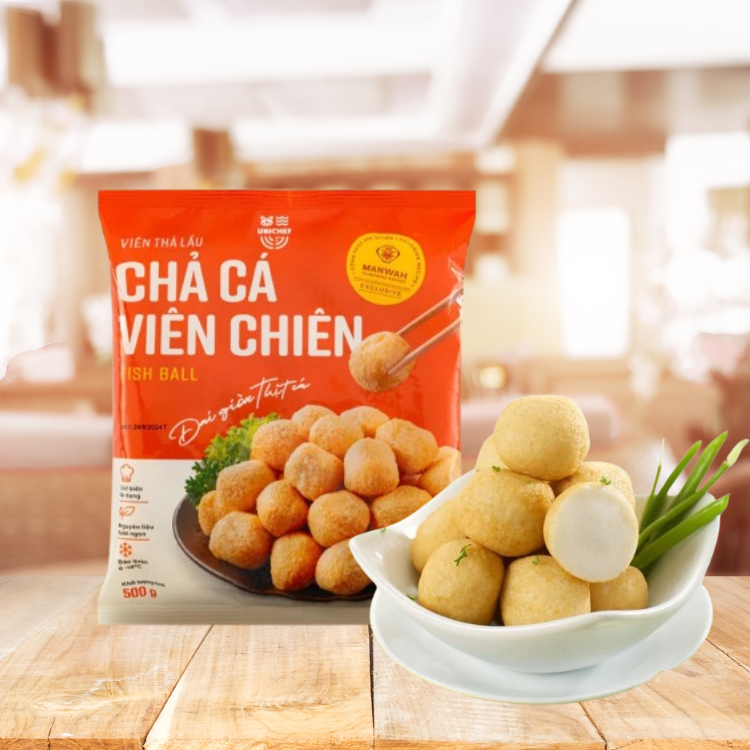Crispy Fish Balls Best-Selling Hot Pot Toppings Original Grill And Hot Pot Customized Packaging Vietnam Manufacturer