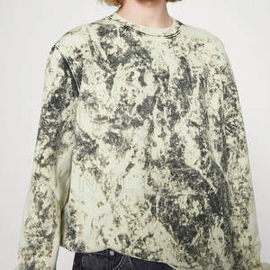 Sweatshirts de mode d'hiver délavés à l'acide OEM Streetwear Crew Neck Oversized Custom Acid Wash Sweatshirt - Product Image 2