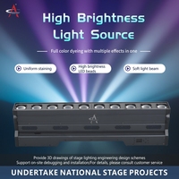 X1060 profesional DJ Club evento LED etapa luz 10x60W lavado estroboscópico alto brillo RGBW interior cabeza móvil luz DMX512 Control