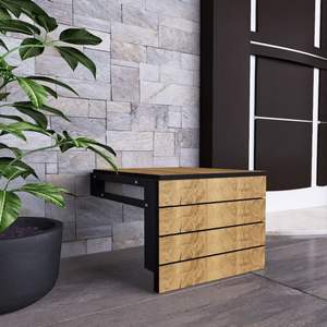 Chaise pliante, tabouret de douche, banc de salle de bain, chaise gain de place, marchepied mural pliant, multifonctionnel - Product Image 5