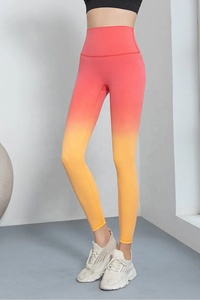 Pantalones de Yoga deportivos de cintura alta, mallas para mujer, sublimación ligera, logotipo en blanco personalizado, ropa deportiva, mallas sexis de Fitness - Product Image 2