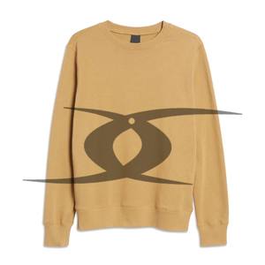Sudadera térmica de manga larga informal de gran tamaño con estampado personalizado de fabricante para hombre 100% algodón Street Drop Shoulder Crewneck - Product Image 1