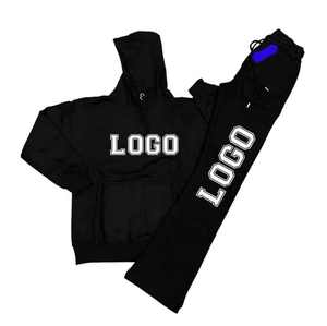 Chándal liso con lavado ácido de fabricantes con logotipo personalizado, pantalones de chándal y sudadera con cremallera, conjunto de sudaderas con capucha para hombre, talla grande personalizada - Product Image 6
