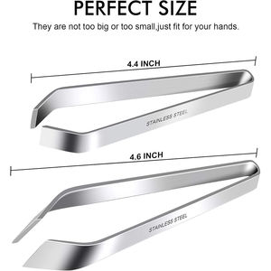 Pinzas de Cocina de Acero Inoxidable de Precisión, Operación Manual, Diseño Duradero para una Colocación Precisa de Alimentos - Accesorios de Cocina - Product Image 2