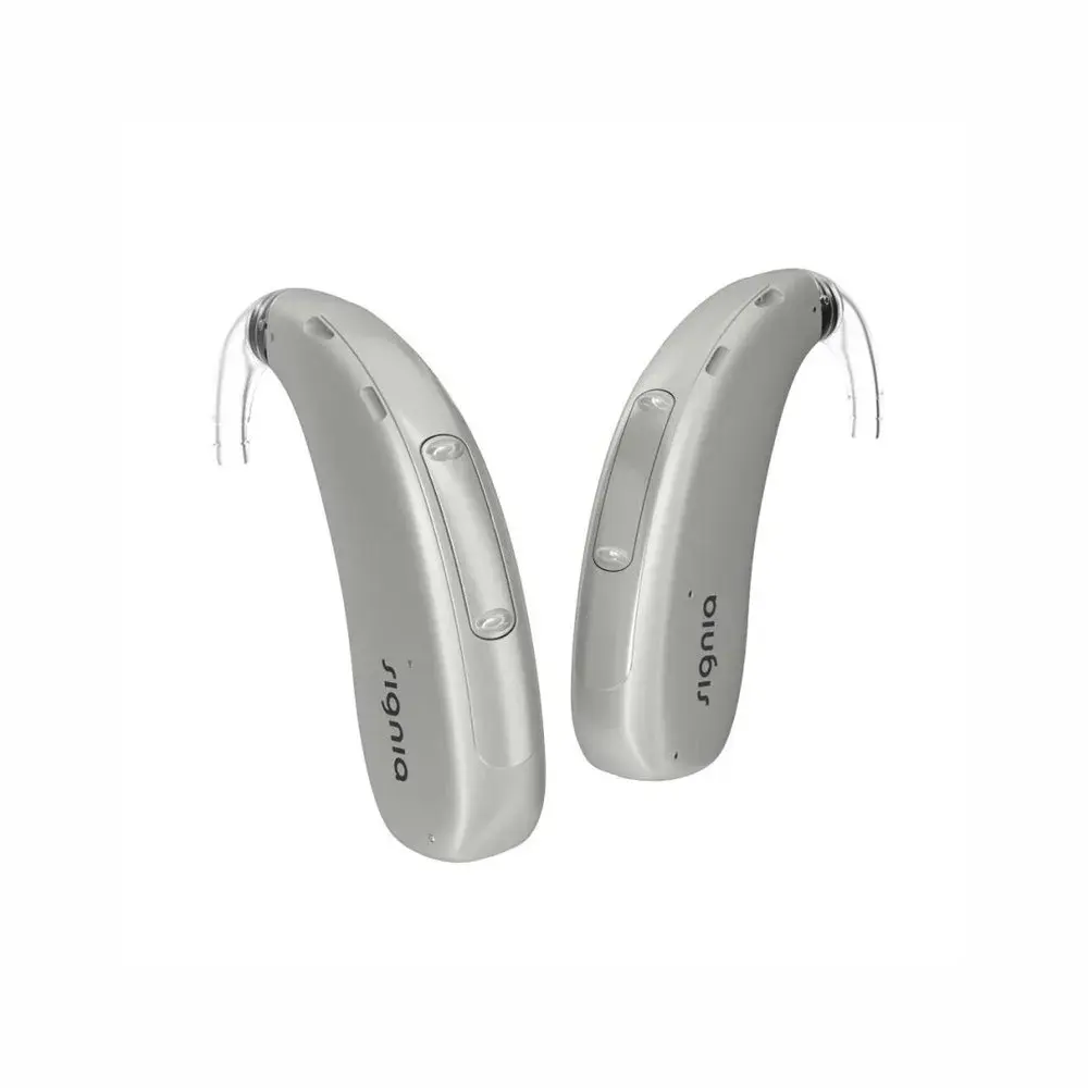 Most Selling Product in Ali baba Signia Motion Charge & GO 1X Beige Colour BTE (Behind the ear ) Hearing Aids For Deaf People