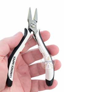 Alicates de Punta Plana de Acero Inoxidable Serie Pro de Durston |   Herramienta de Mordazas Suaves de Alta Precisión para la Fabricación de Joyas y el Moldeado de Metales - Product Image 1