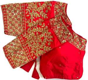 Hermosa moda pesada seda suave con lentejuelas bordado trabajo blusa mujer moda fabricante - Product Image 2