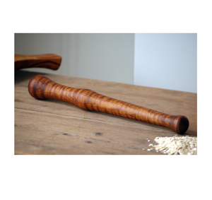 Bois Spurtle pour levain pâte de démarrage fouet bois couleur bois naturel teck Spurtles outils de cuisine ustensiles de cuisine en bois - Product Image 4