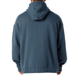 Sweats à capuche décontractés pour hommes en coton 100% avec fermeture éclair, couleurs personnalisées, coupe régulière, impression numérique, écologiques, respirants, en polaire - Product Image 3
