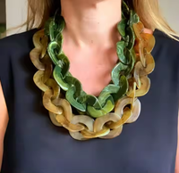 Nouvelle Arrivée Promotionnelle : Collier Tendance en Résine, Bijoux Faits Main, Personnalisation, Impression Typographique, Ange Floral, Mariage