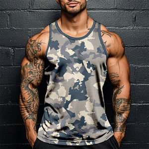 Camiseta Deportiva Personalizada para Hombre con Logotipo, Transpirable, Antibolitas, de Poliéster/Algodón, para Gimnasio, Fitness y Culturismo - Product Image 2