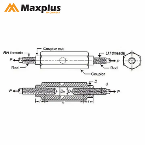 Tùy chỉnh chúng tôi loại bạc mạ kẽm lần lượt khóa thép carbon turnbuckles móc - Product Image 5