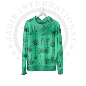 Men's High Quality Heavyweight 100% Cotton Hoodies Drop Shoulder Pullover Sweatshirts Street Wear Digital <b>Rhinestone</b> Design - Product Image 2