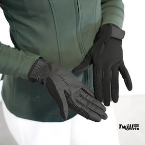 Precio de fábrica, logotipo personalizado, guantes deportivos para caballos, antideslizantes, transpirables, anticorte, guantes para montar a caballo, motocicleta, la mejor calidad - Product Image 3