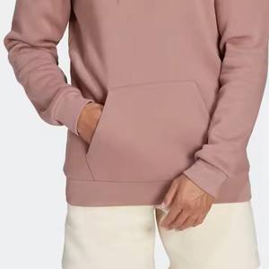 Regular Fit Heavyweight 70% Cotton 30% Recycled Polyester Fleece Essentials Trefoil Light <b>Purple</b> <b>Men</b> Pullover <b>Hoodie</b> - Product Image 5