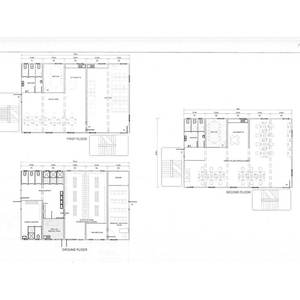 Edificio de Oficinas Modular de 15mx9.5m, Diseño de Tres Pisos con Sala de Conferencias, Cantina, Vestuarios y Baños para Reuniones de Trabajo - Product Image 5