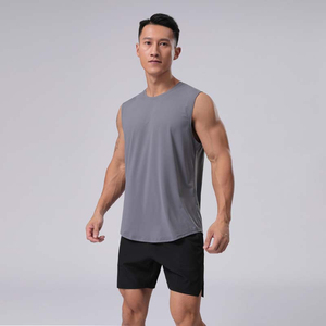 Camiseta sin mangas de gimnasio con logotipo personalizado para hombre, camiseta transpirable para entrenamiento, camisetas atléticas musculares, chaleco sin mangas, ropa deportiva para hombre - Product Image 4