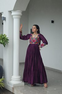 Indian Premium Designer Women's Traditional Salwar Kameez Embroidery Zari <b>Sequins</b> Reyon <b>Material</b> Quick Dry for Wedding Party - Product Image 5