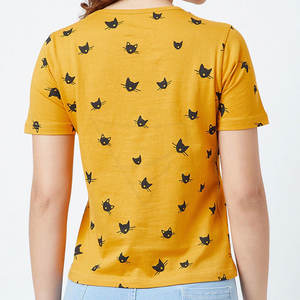 T-shirt pour femme, haut surdimensionné, vêtement décontracté et extensible, sur mesure - Product Image 3