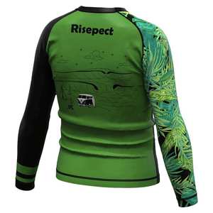 เสื้อแรชการ์ดคุณภาพสูง พิมพ์ลายเทอร์รี่พัฟฟ์ สำหรับเด็ก ขายส่ง - Product Image 2
