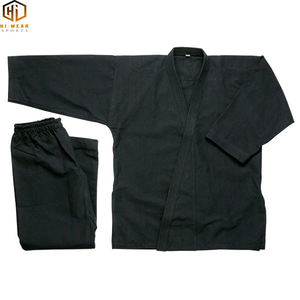 Pantalon de karaté noir d'arts martiaux léger Pantalon de karaté noir de haute qualité pour hommes - Product Image 2