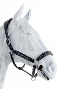 Halter de cuero de alta calidad, cabestros clásicos personalizados en diferentes colores, cabestros de caballo de moda ecuestre - Product Image 2