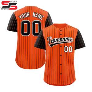Professional Baseball <b>Shirt</b> Softball Jersey Stylish New Model Custom Print Anti Bacterial 100% Polyester Sportswear Uniform - Product Image 1