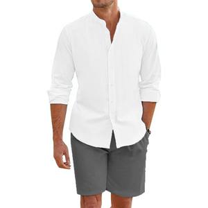 Conjunto de Camiseta Casual de Algodón para Hombre Hamza Badges, Tejido de Punto Transpirable con Patrón Liso para Verano - Product Image 5